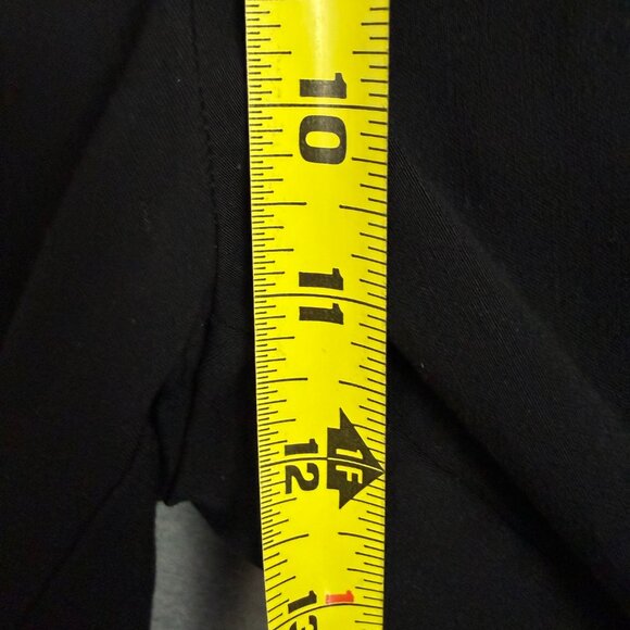 Chico's 2R 12R Brigitte Slim Ankle Pants Black Slimming Pull On Pockets 34 x 27 - Picture 9 of 11